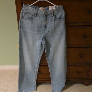 Lucky Brand Wide Leg High Rise Light Blue Jeans